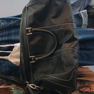 Leather carry on bags